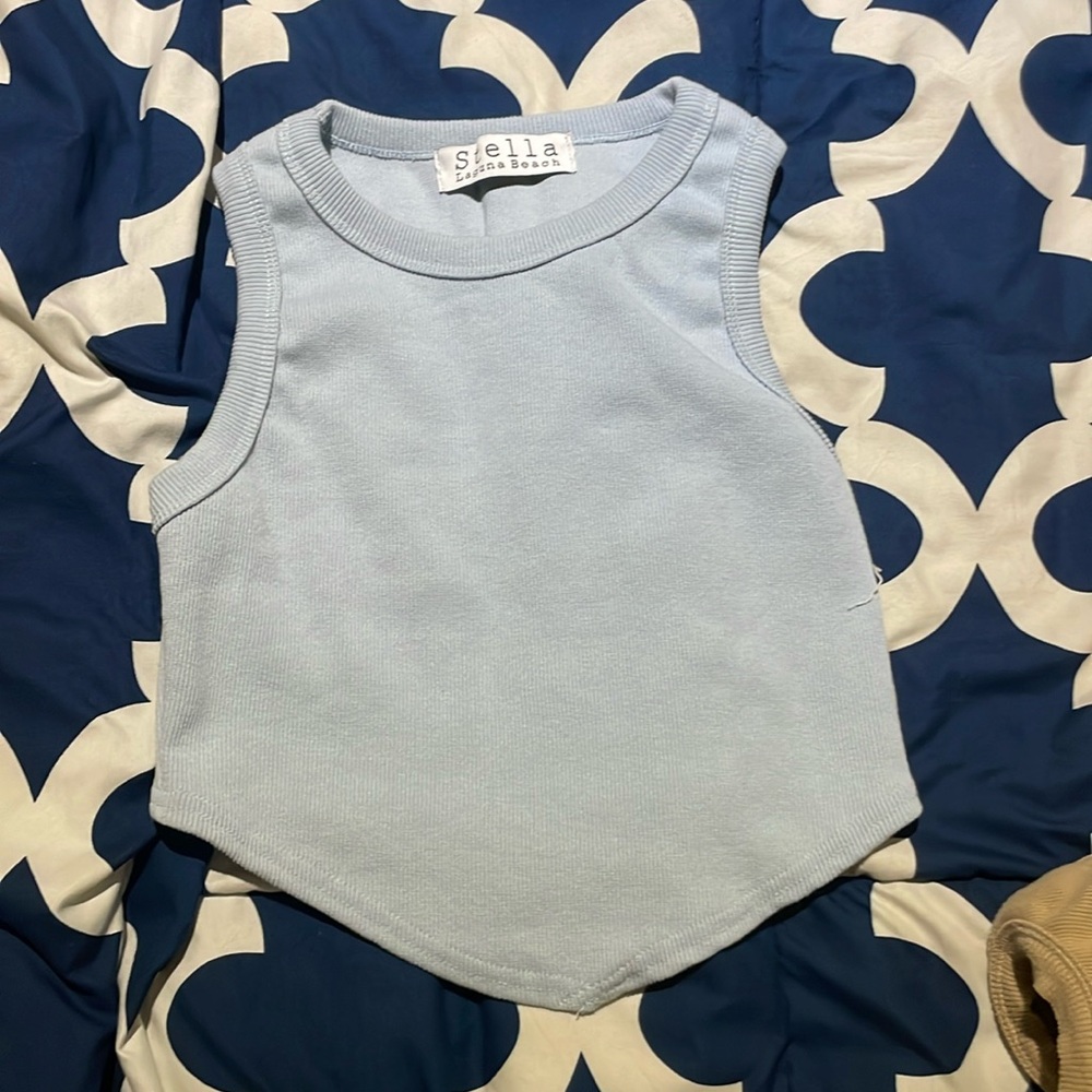 STELLA LAGUNA BEACH CROPPED TANK TOP